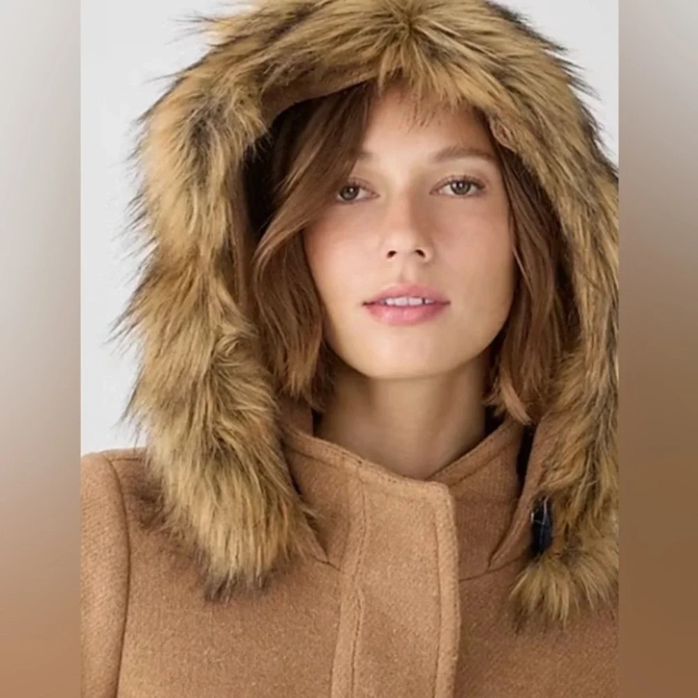 J. Crew Chateau parka in Italian stadium-cloth wool - Picture 5 of 13